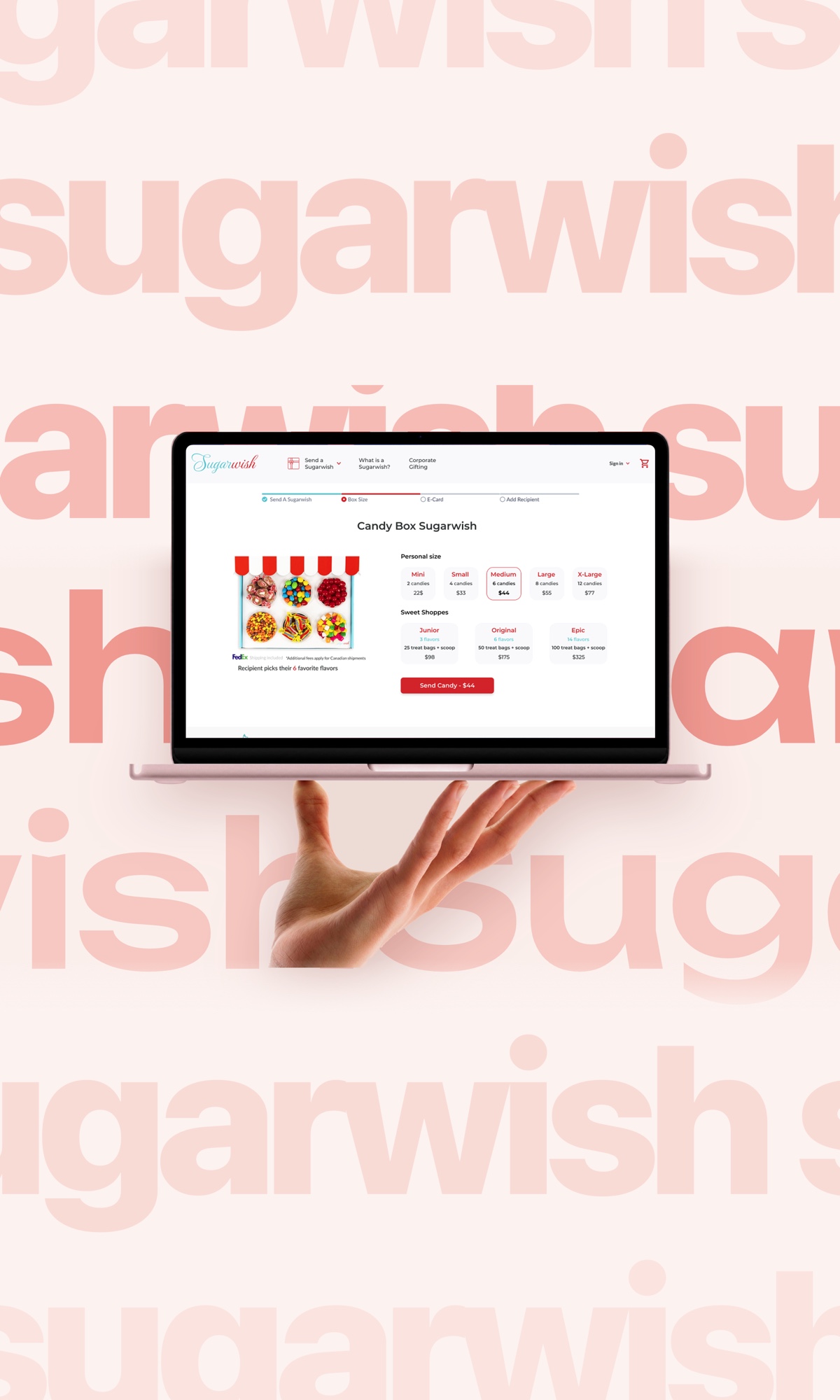 Sugarwish ordering flow redesign